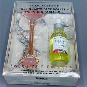 ROSE QUARTZ FACE ROOLER+ FACIAL OIL